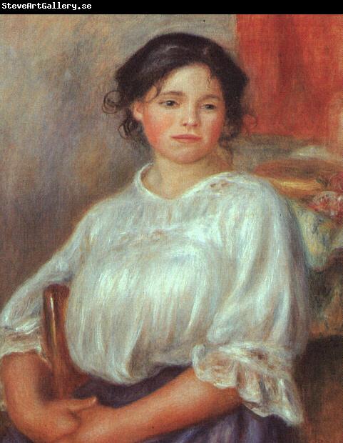 Pierre Renoir Young Girl Seated